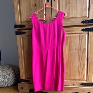 Elegant Pink Sleeveless Dress
